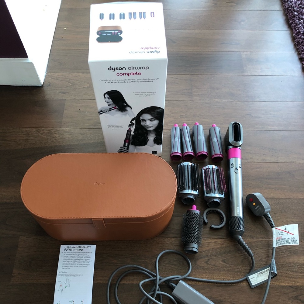 Dyson Airwrap Styler Complete - Nickel/Fuchsia